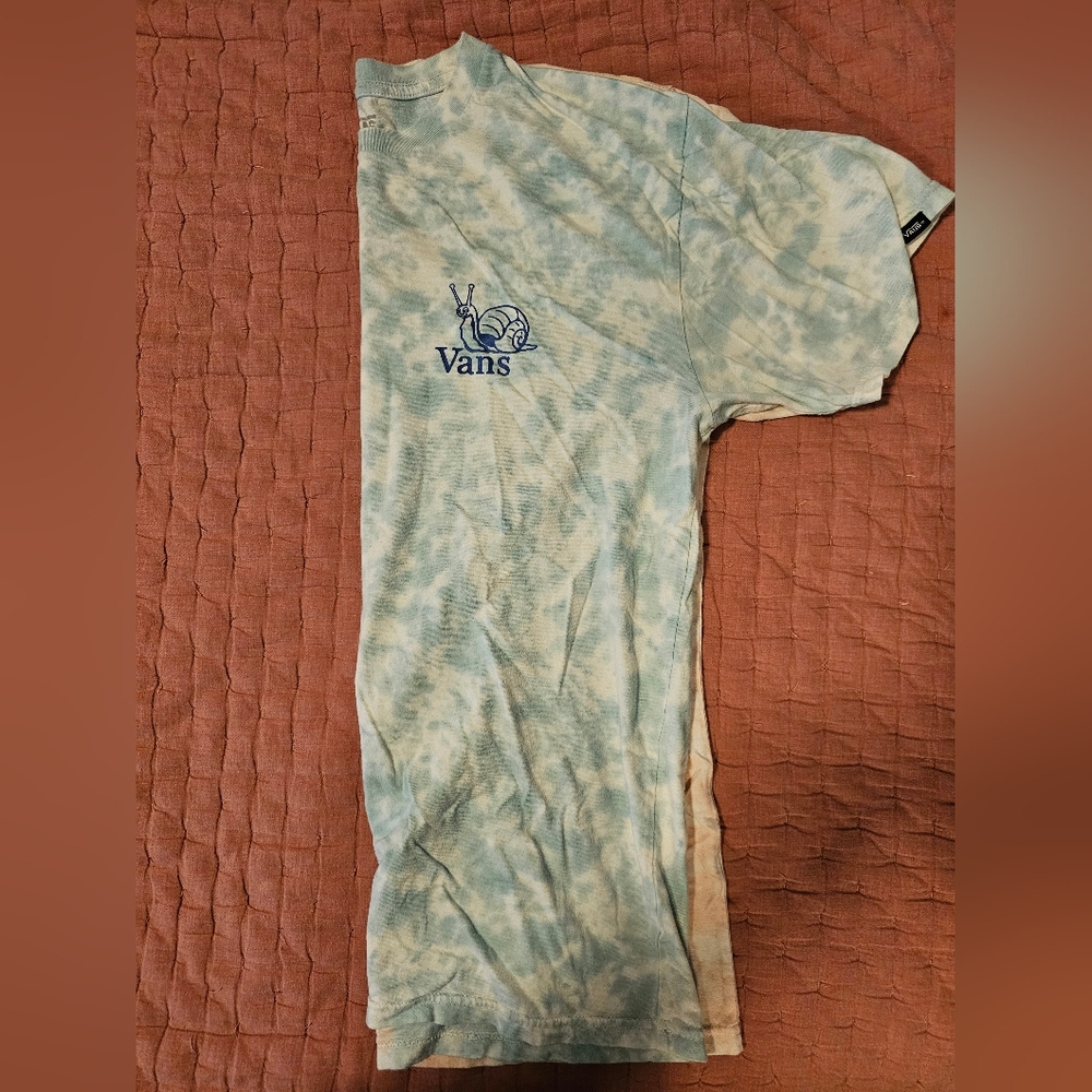 Vans Pink & Blue tye dye tee